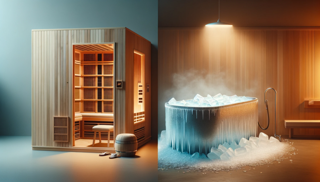 infrared sauna vs ice bath