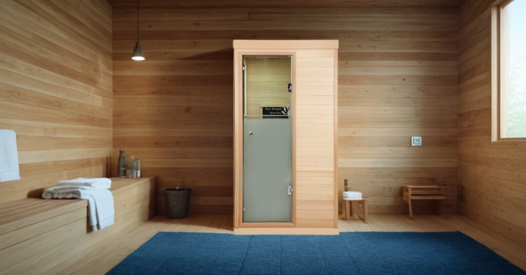 Small mini 1 person infrared sauna